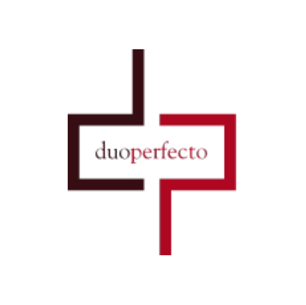 duo-perfecto logo weißer kreis